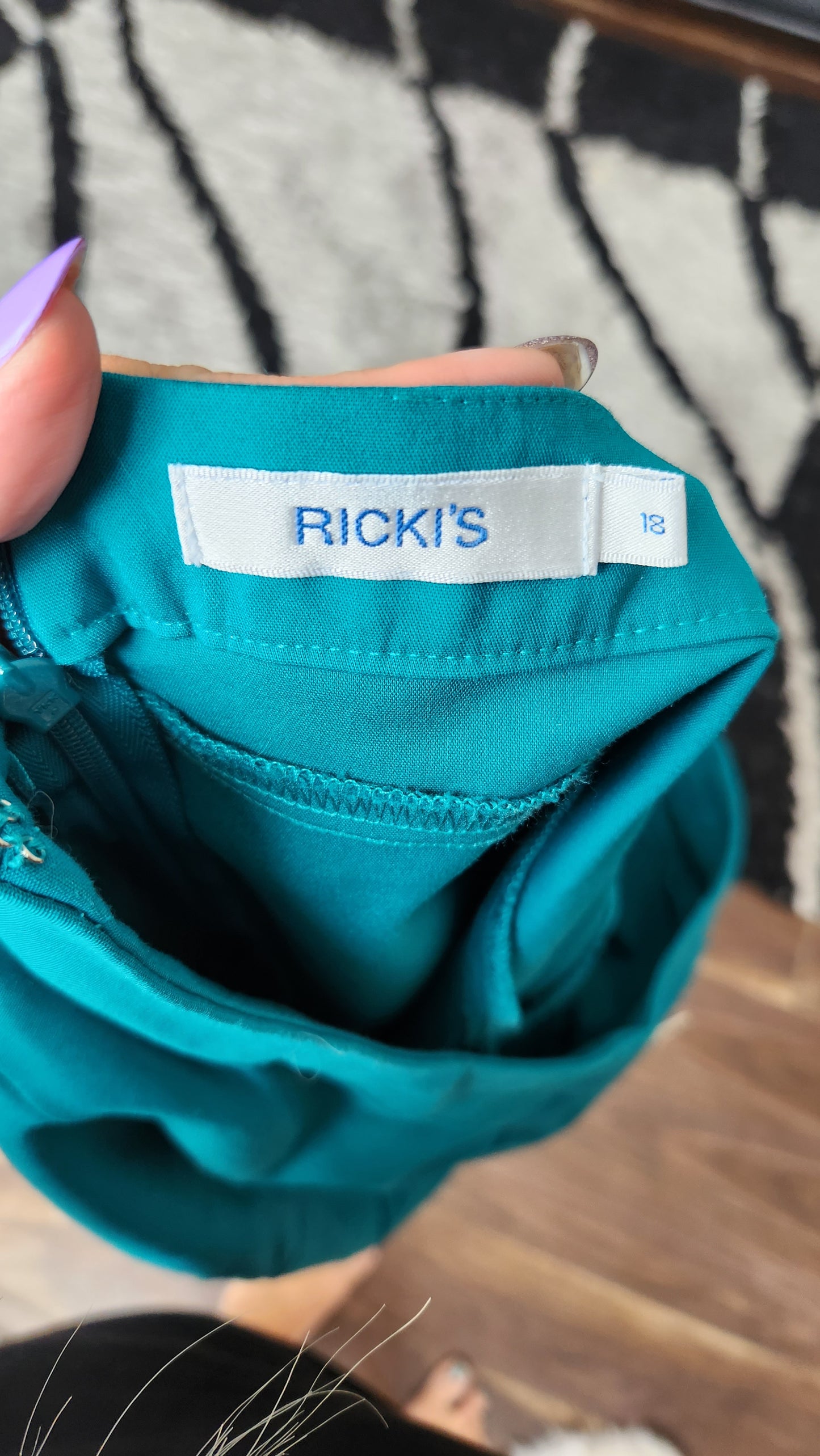 Size 18 Torqouise Pencil Skirt