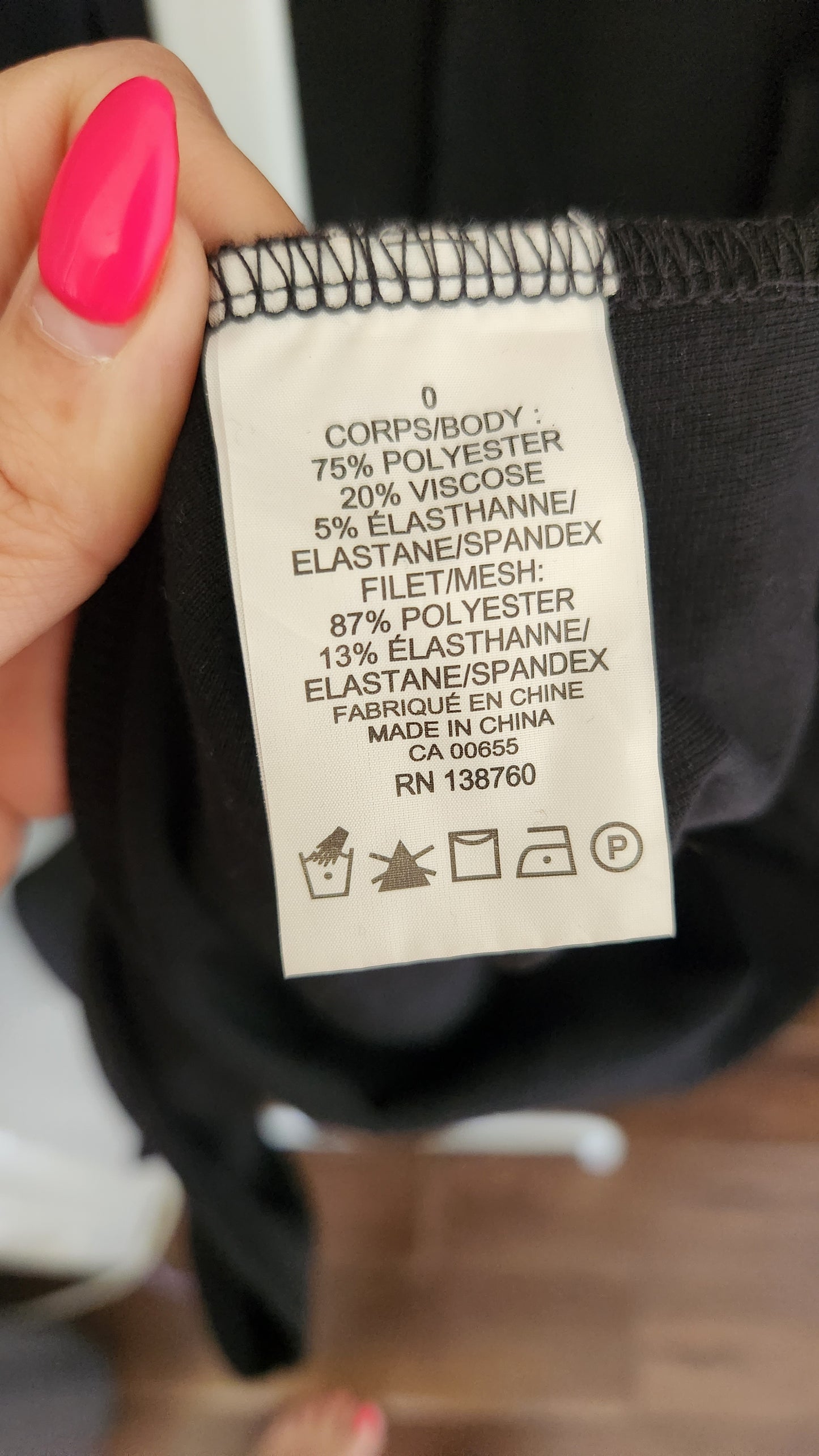 Size 0x Tuxedo-esque Dress
