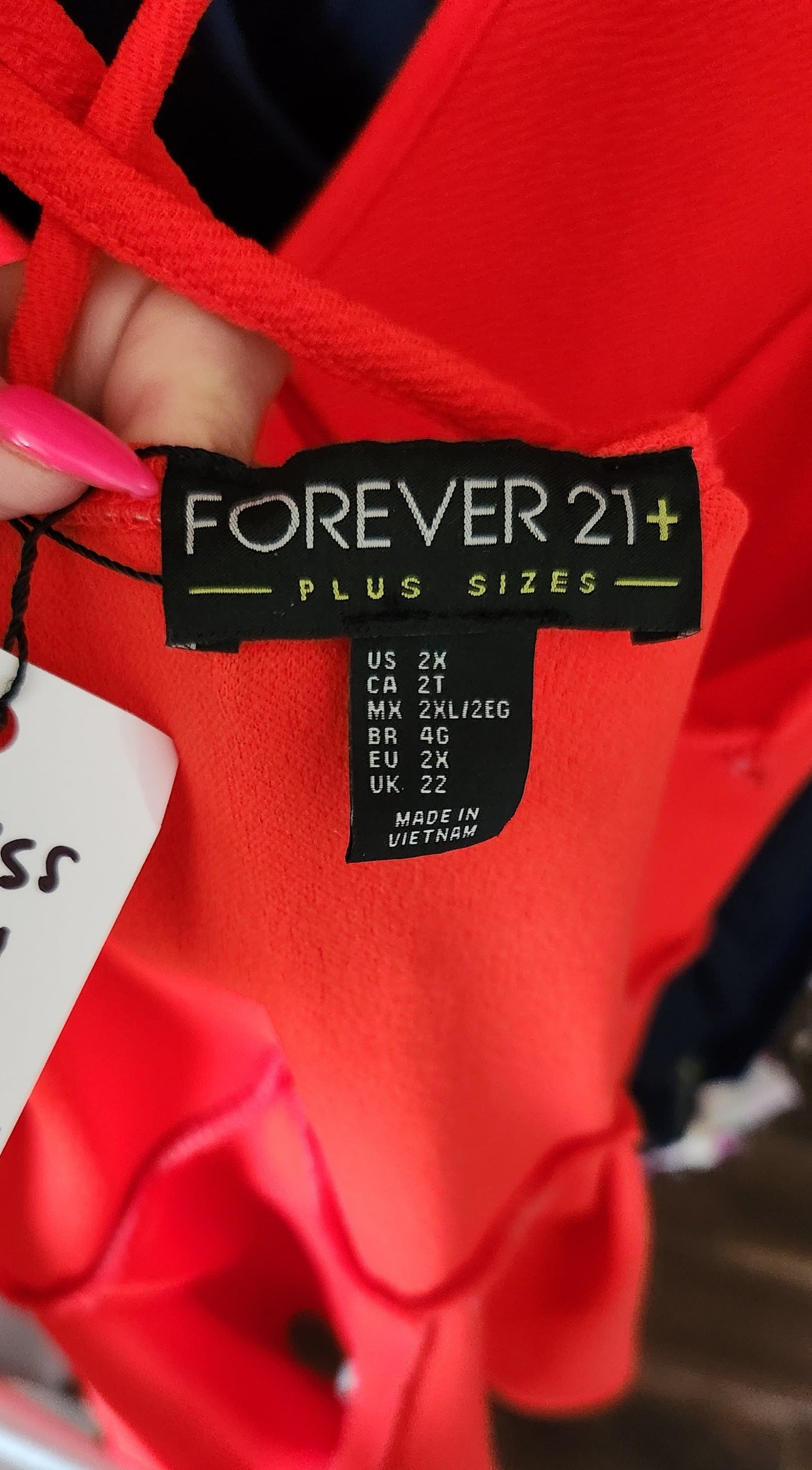 Size 2x Orange Multi Strap Skater Dress