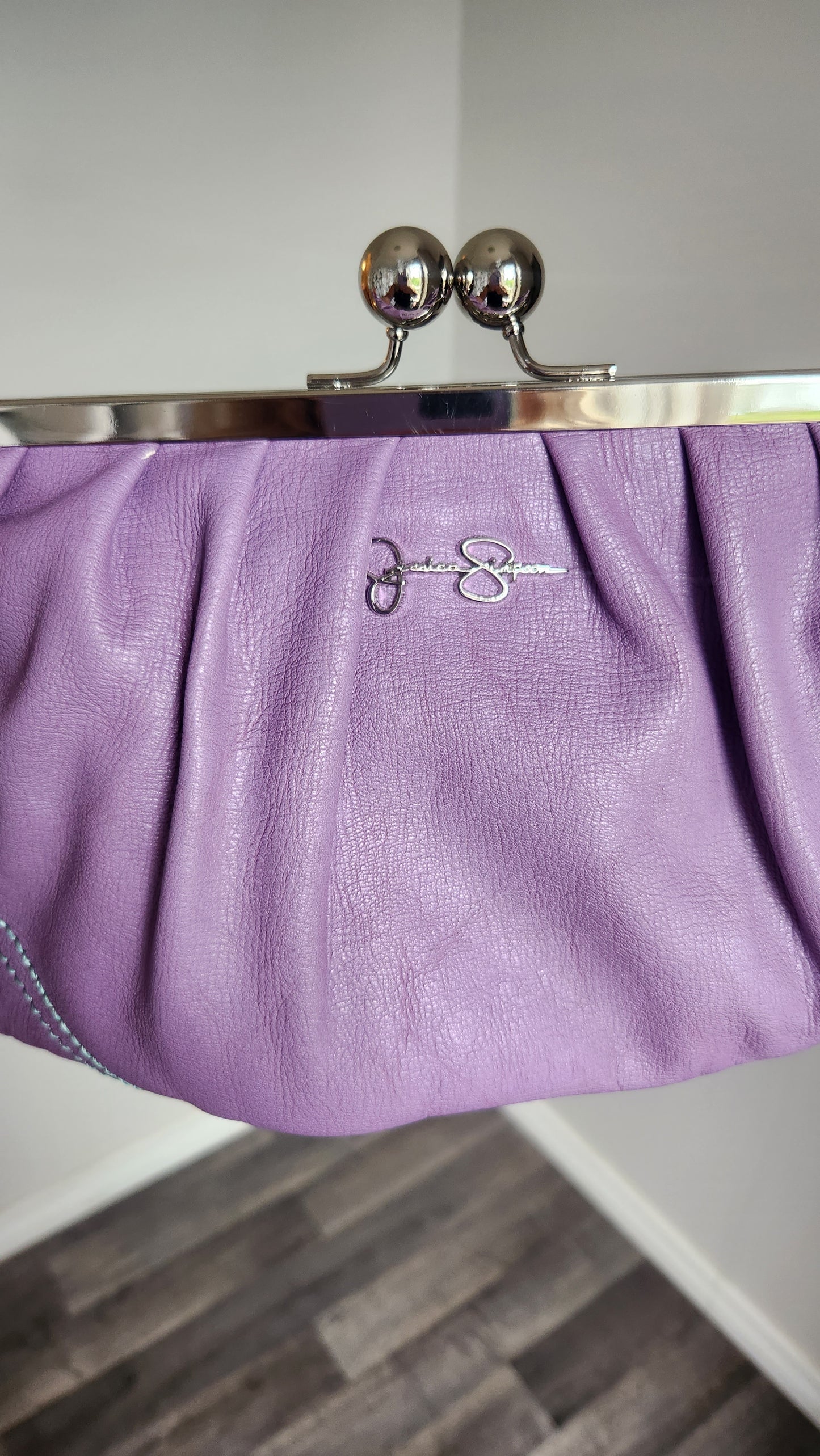 Lavender Bow Clutch