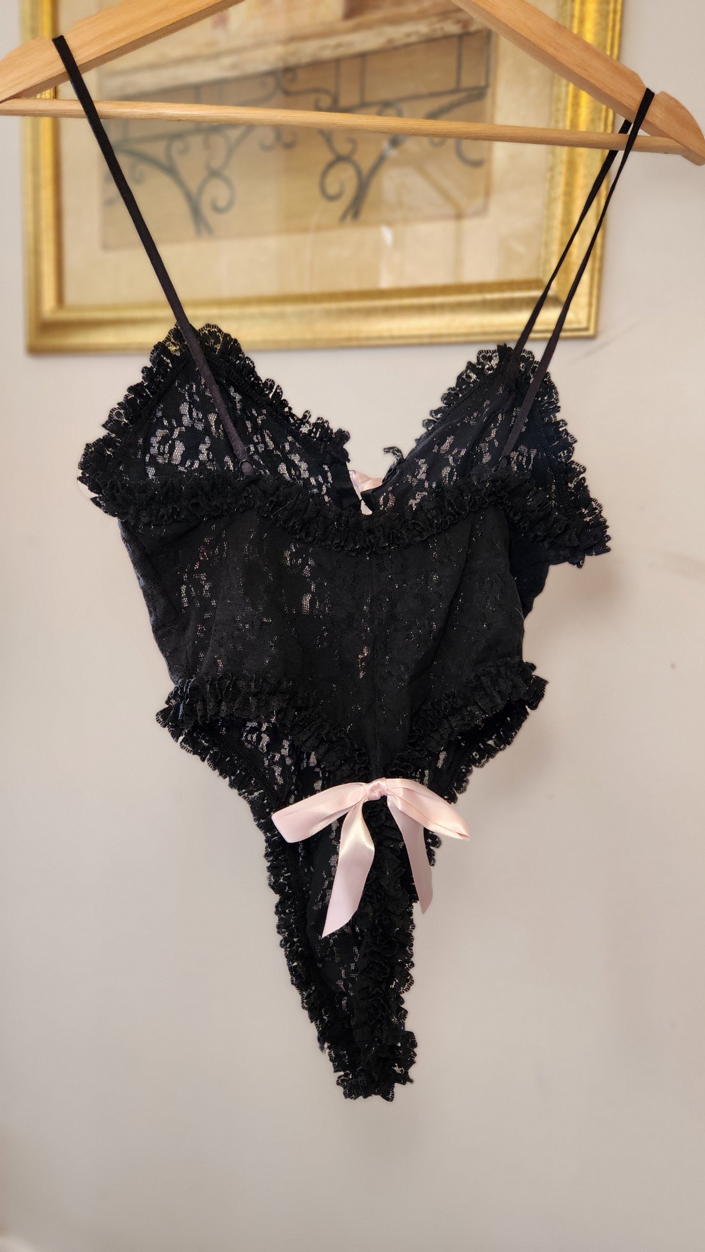 Size Large Lace Thong BodySuit
