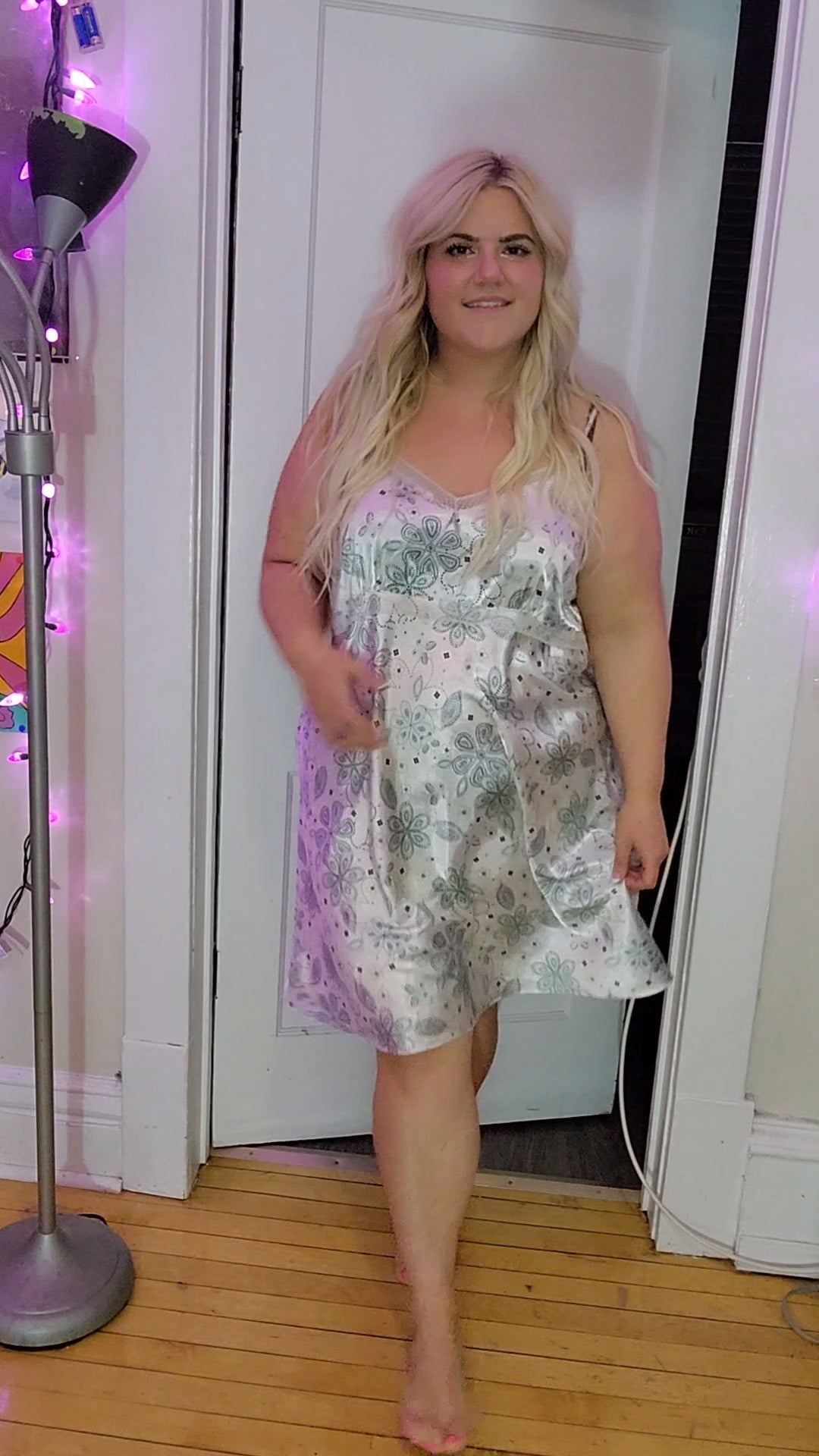 Vintage Y2K Size 2x Satin Slip Dress