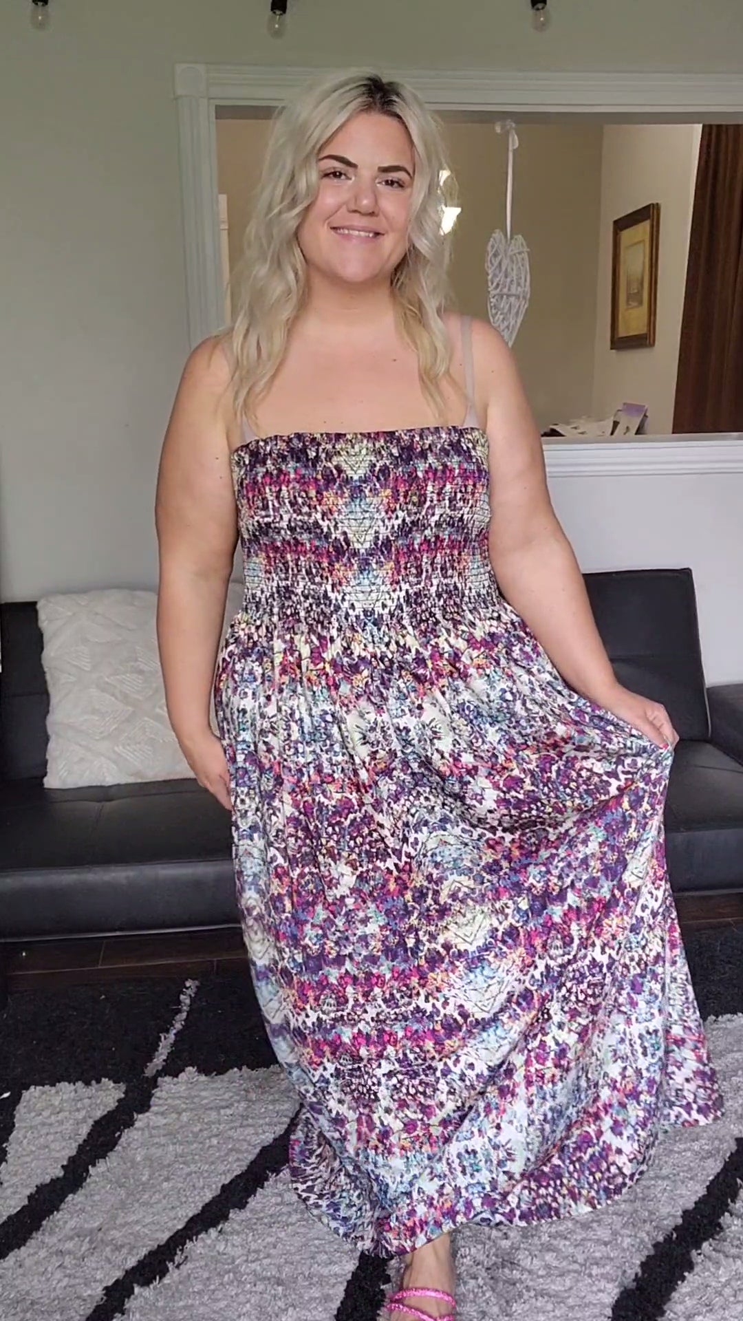 Size 4x Water Color Tube Dress