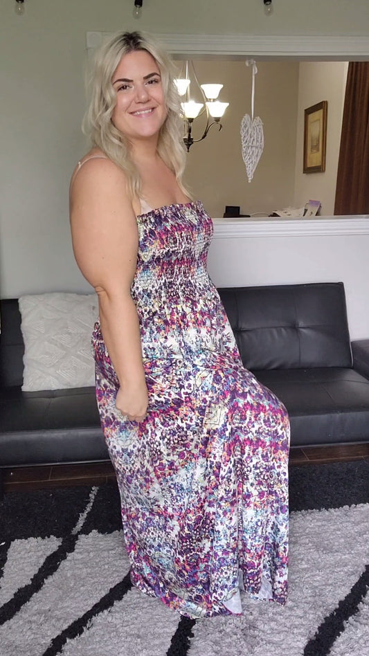 Size 4x Water Color Tube Dress