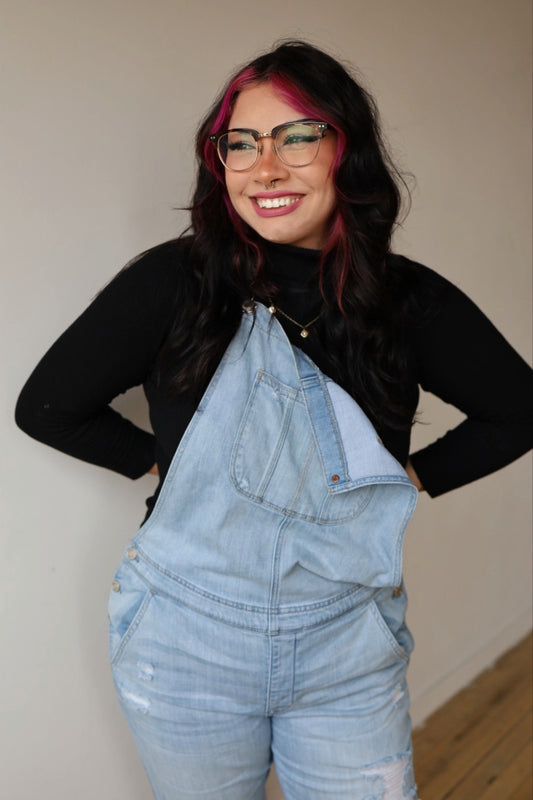 Size XL  Light Blue Overalls