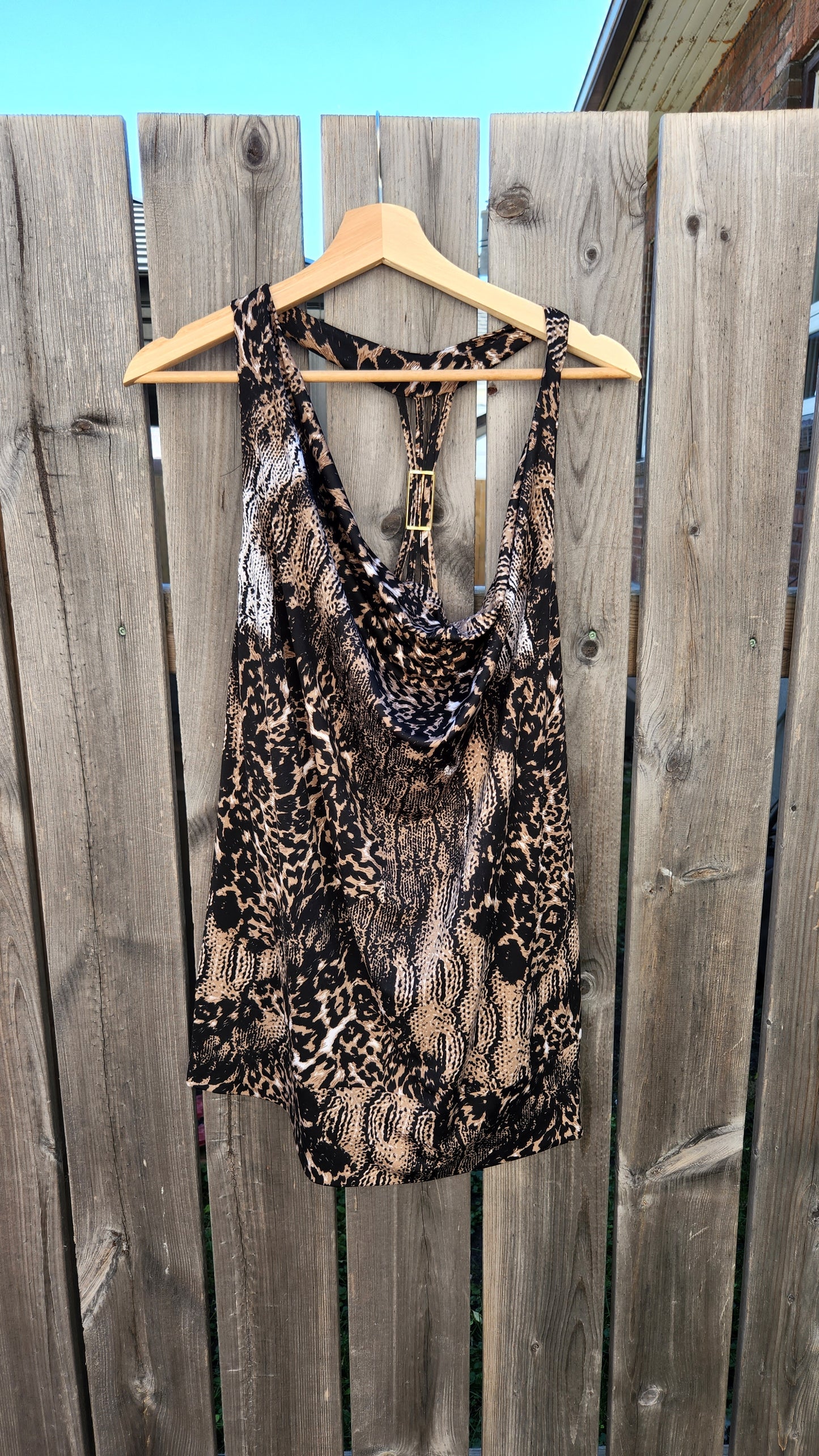Size 3x Leopard Y2K Sleeveless Top