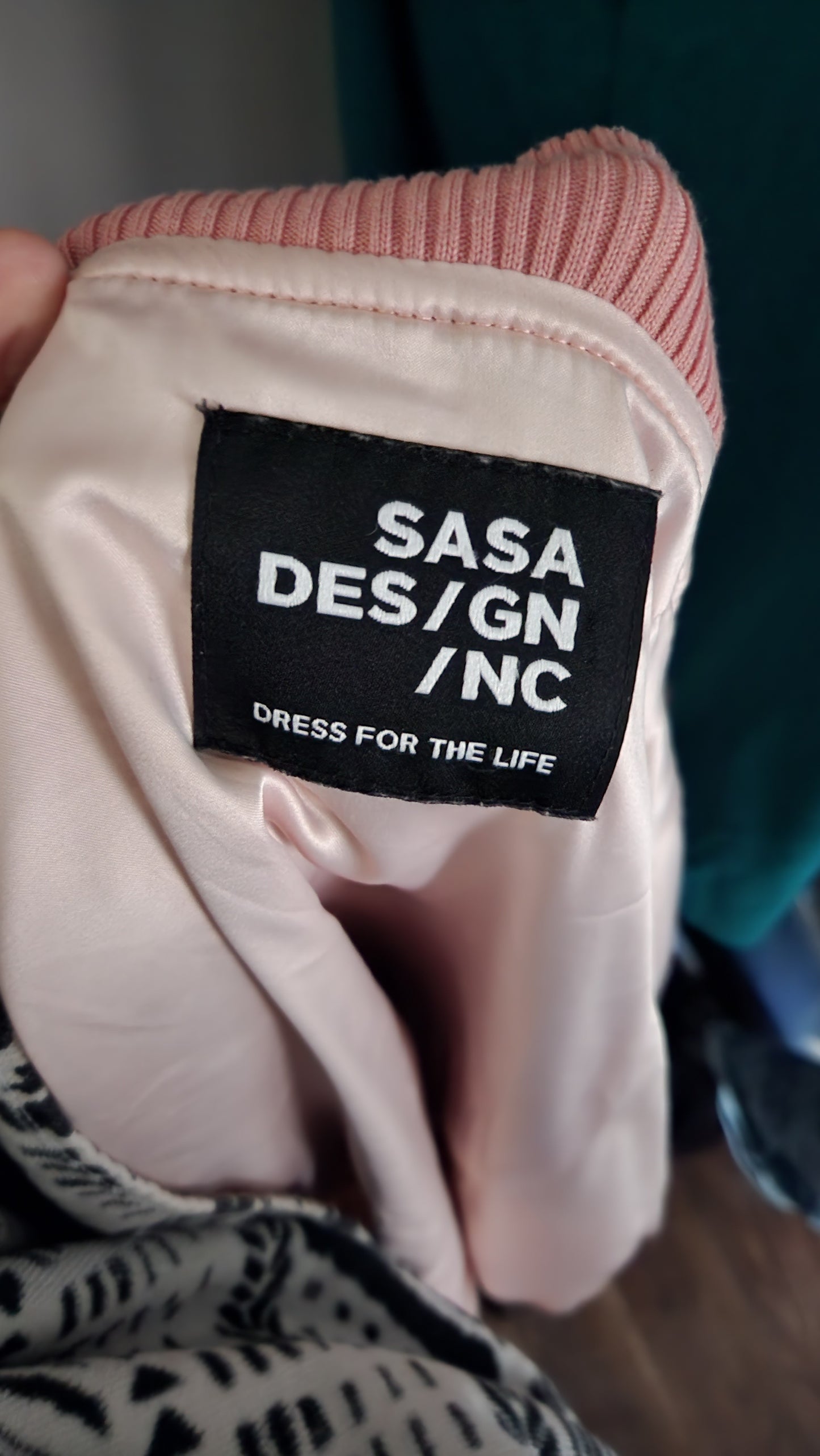 Size 3x/4x Baby Pink Satin Bomber Jacket