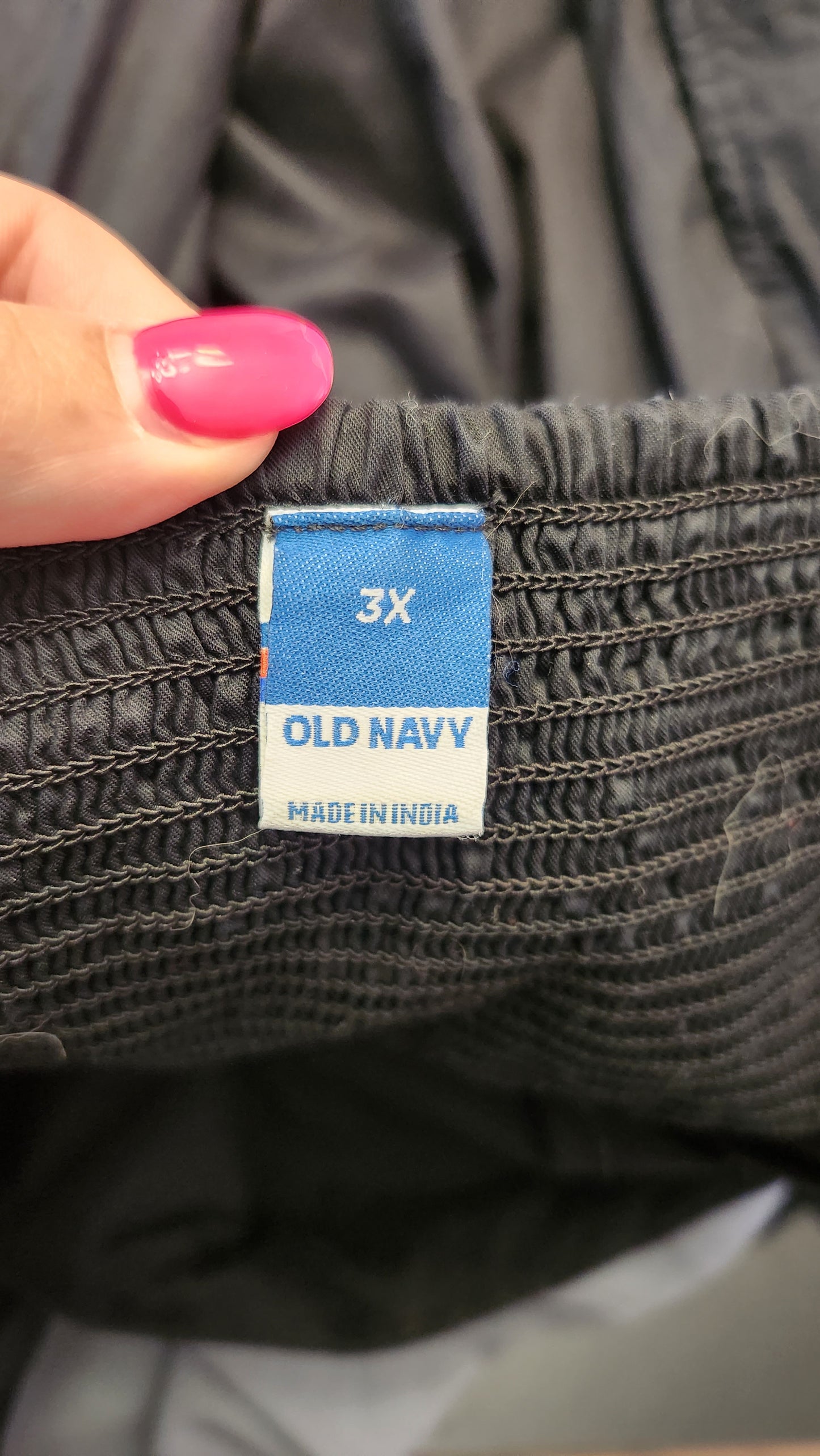 Size 3x Black Peasant Dress