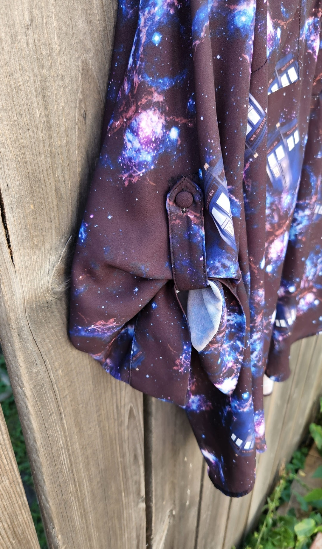 Size 3x Doctor Who 3/4 Sleeve Blouse