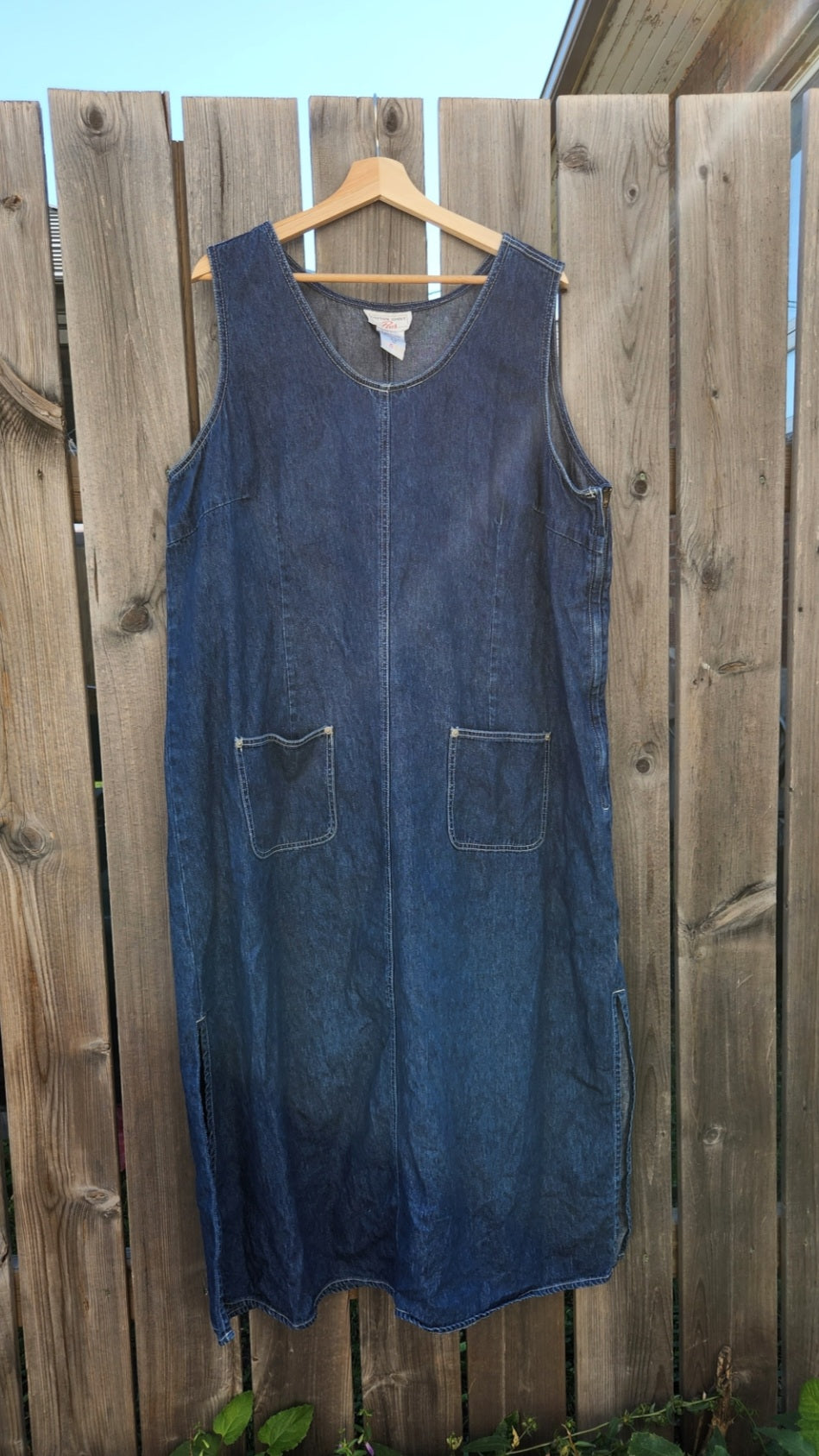 Size 20 Denim Dress with Pockets