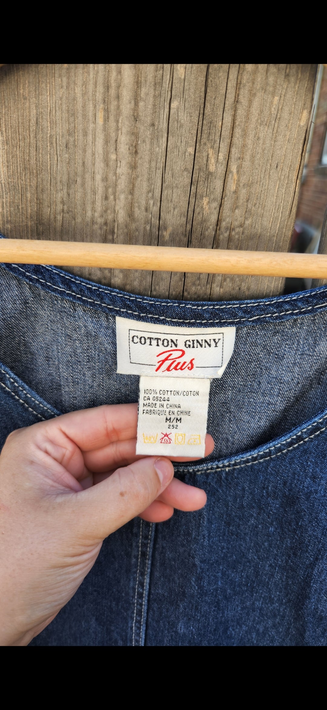 Size 20 Denim Dress with Pockets
