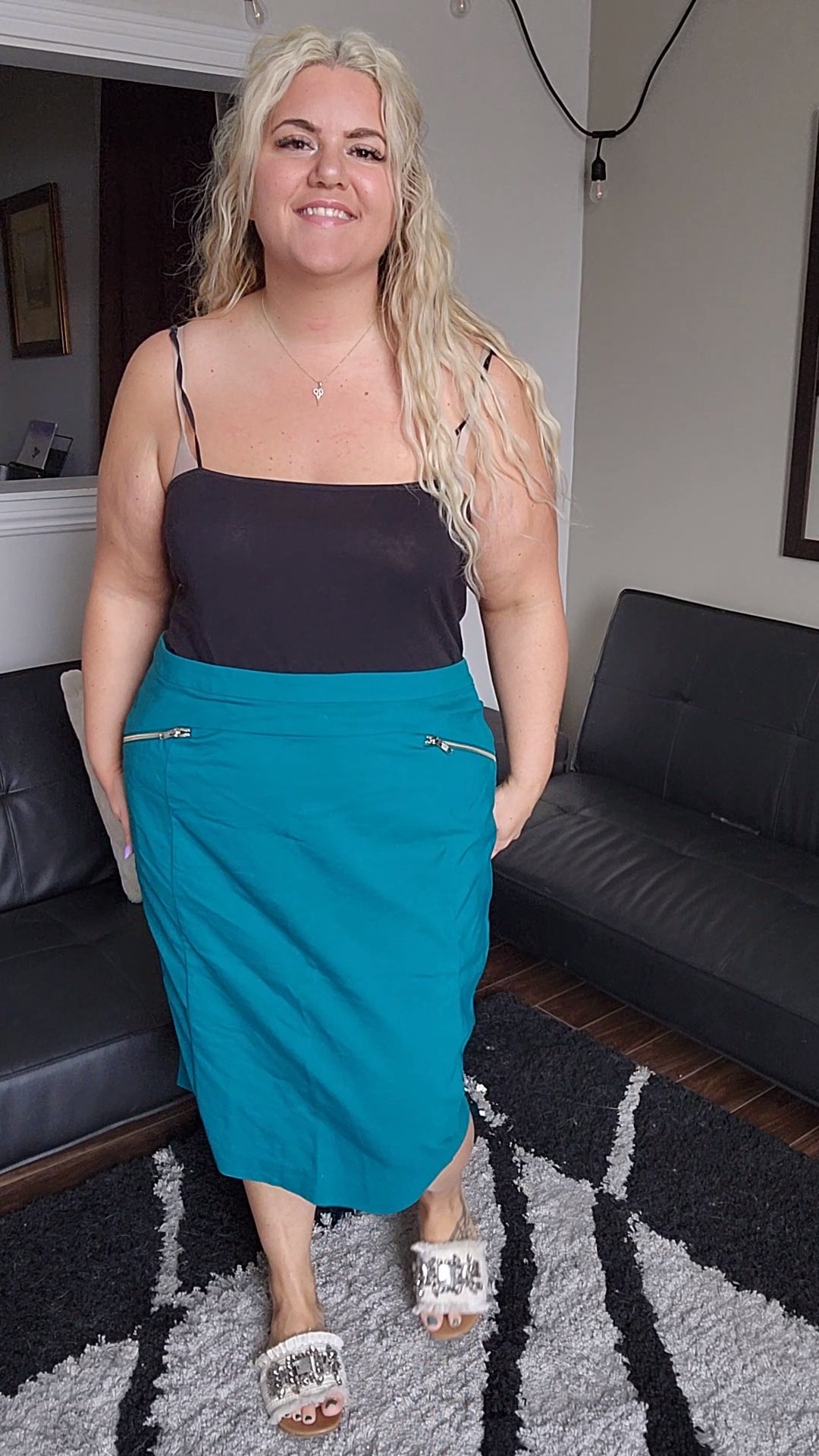 Size 18 Torqouise Pencil Skirt