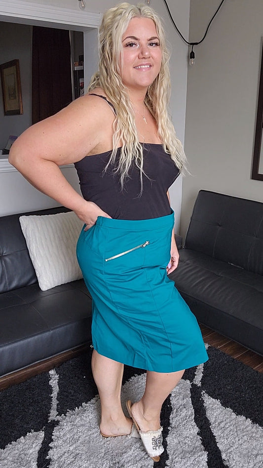 Size 18 Torqouise Pencil Skirt