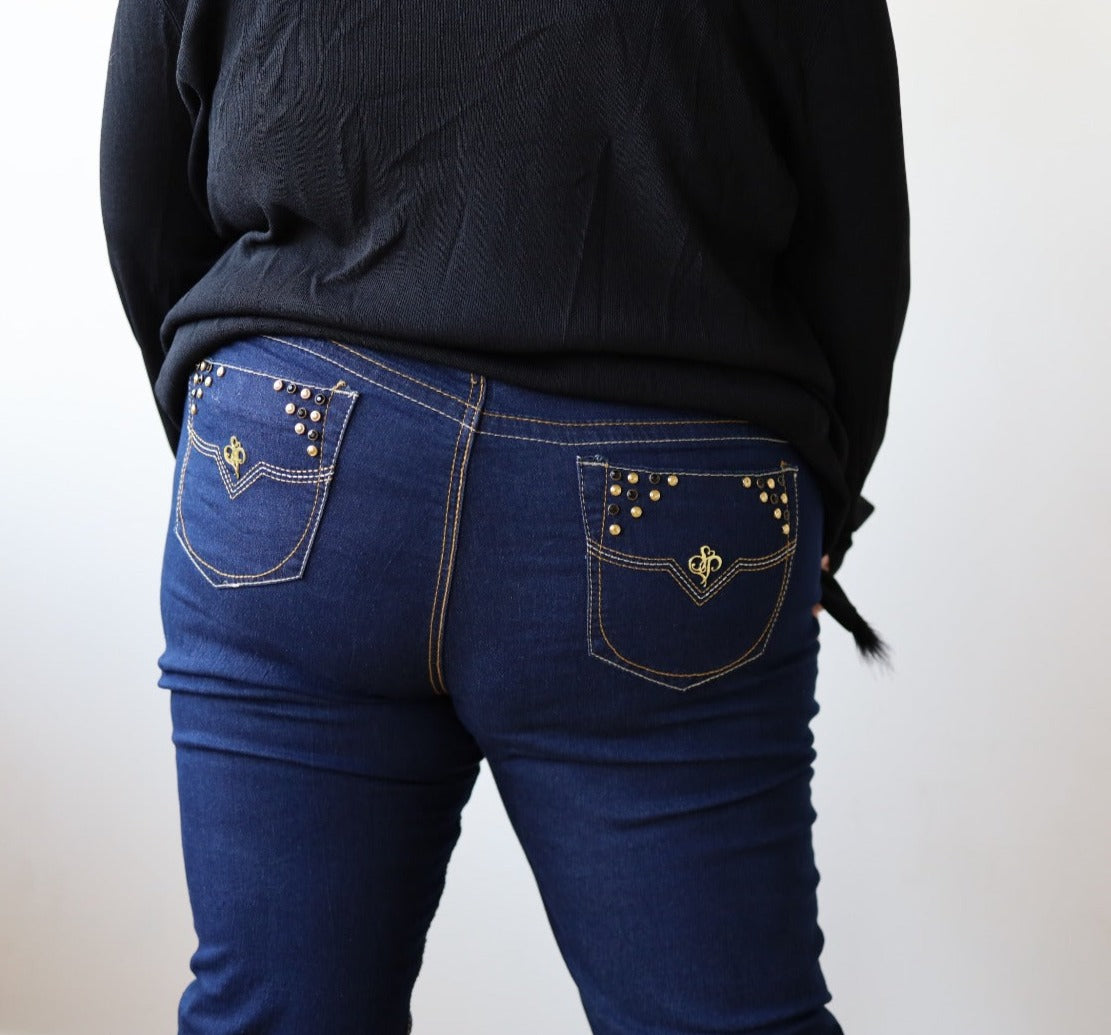Size 22 Dark Wash Boot Cut Jeans
