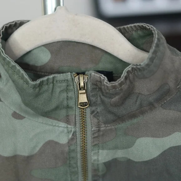 Size 0x Torrid Army Print Camo Jacket